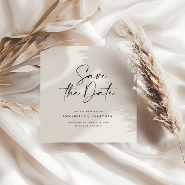 Anúncio de casamento com tipografia manuscrita mod (Criador carregado)