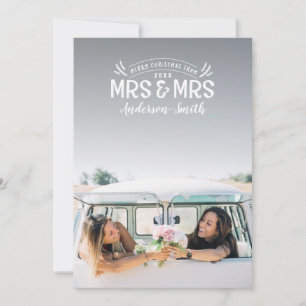 Anúncio de casamento da Sra. e Sra. Natal