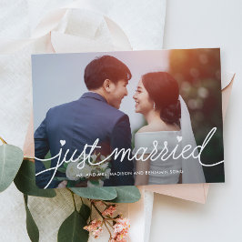 Anúncio de casamento de cores editáveis de script