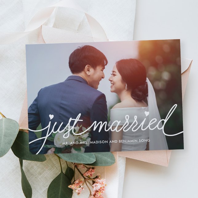 Anúncio de casamento de cores editáveis de script  (Criador carregado)