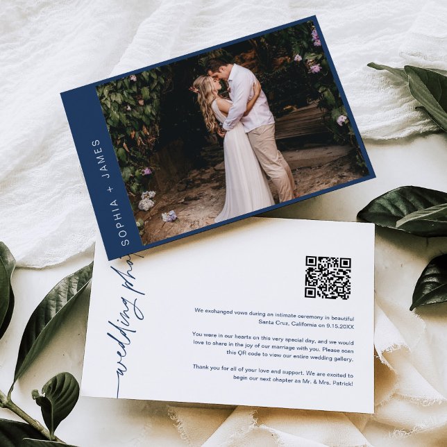 Anúncio de Casamento de Elopemento Mínimo NEVE (Criador carregado)