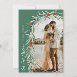 anúncio de casamento de feriado de arca botânica