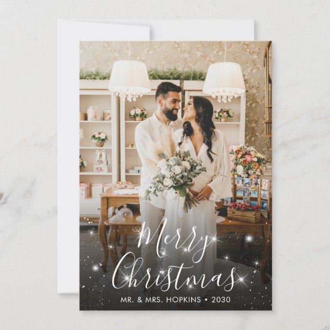 Anúncio de casamento de feriado de fotos no Sparkl (Frente)