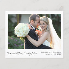 Anúncio de Casamento de Foto de Elopemento de Orça