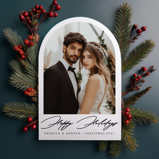 Anúncio de casamento de fotos de feriado no Arch M (Criador carregado)