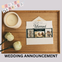 Anúncio de casamento de fotos do recem casados 3