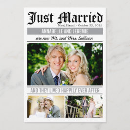 Anúncio de casamento de notícias sobre casamento -