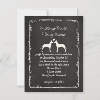 Anúncio de Casamento do Grande Danês