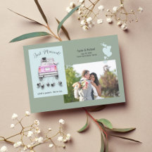 Anúncio de casamento entre coração e carro/Recem c