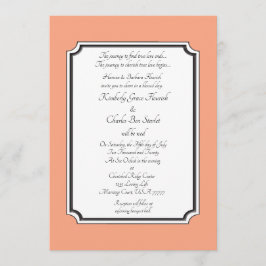 Anúncio de Casamento Formal Elegante Cataloupe