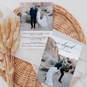 Anúncio de Casamento Fuga Romântica