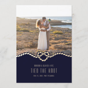 Anúncio de Casamento Furtivo Náutico