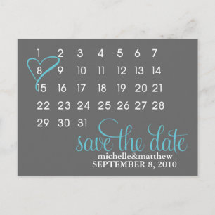 Anúncio de Casamento Marque Seu Calendário