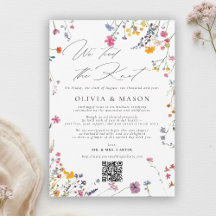 Anúncio de Casamento Moderno e Chic para Jardim de