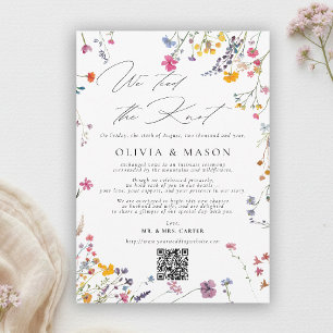 Anúncio de Casamento Moderno e Chic para Jardim de