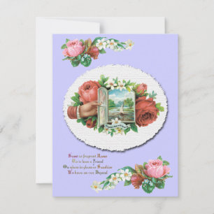 Anúncio de casamento personalizado de Rosas vitori