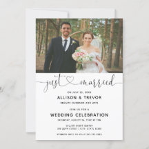 Anúncio de Casamento Recepção de Casamento