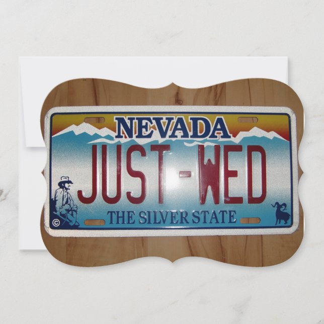 Anúncio de casamento "Só Qua" Las Vegas (Frente)