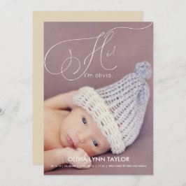 Anúncio de Cheio de Caligrafia Foto para Nasciment