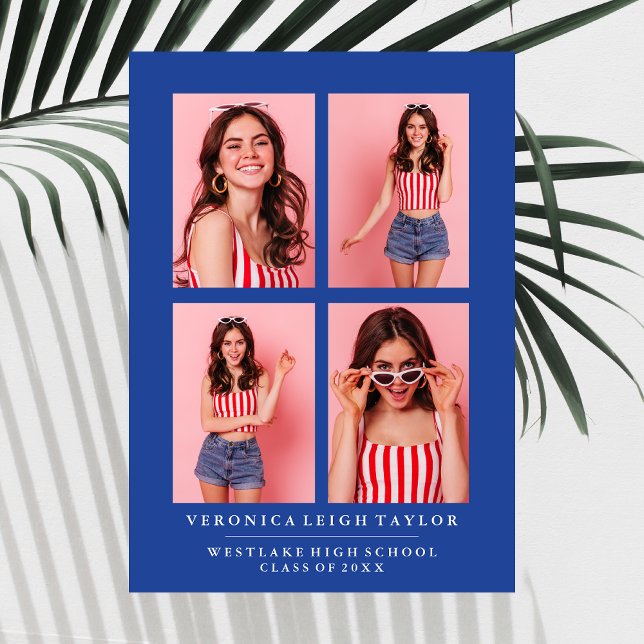 ANÚNCIO DE CLASSY CHIC PHOTO COLLAGE GRADUATION (Criador carregado)