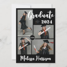 Anúncio de colagem de fotos do Formando de logotip