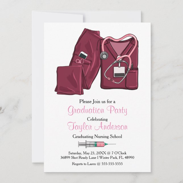 Anúncio de Conclusão da Escola de Enfermagem Cirúr (Frente)