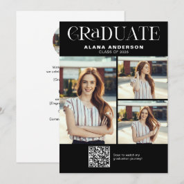 Anúncio de Conclusão de Curso em QR Code Vídeo com