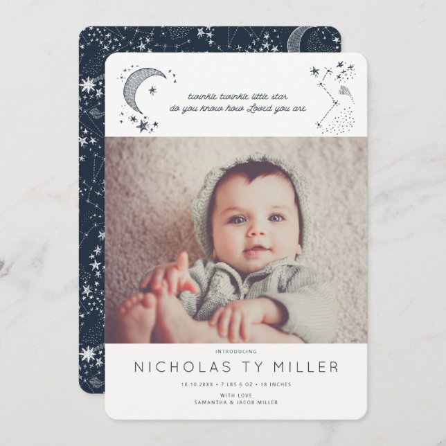 Anúncio de Constelação Escrita nas Estrelas (Frente/Verso)