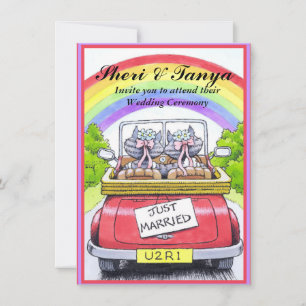 Anúncio de Convite à cerimônia de Casamento na 