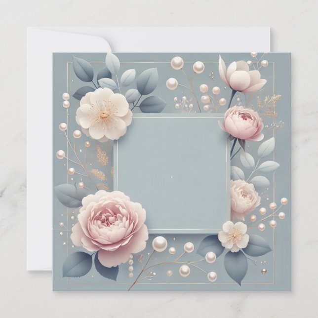 Anúncio de Convite Azul (Frente)