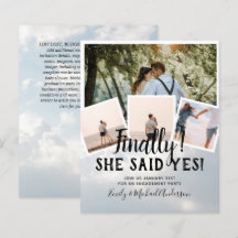 Anúncio de Convite de casamento de FOTO DO ORÇAMEN