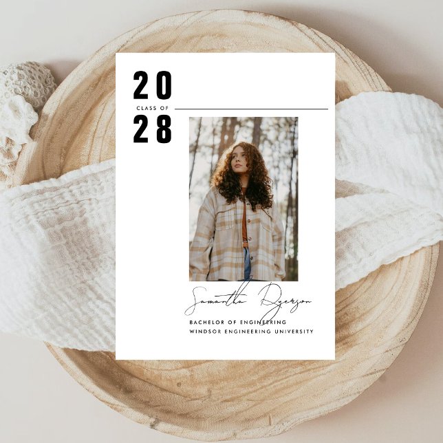 Anúncio de Convite de Graduação (Front)