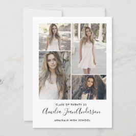 Anúncio de convite para apresentação de fotos mode