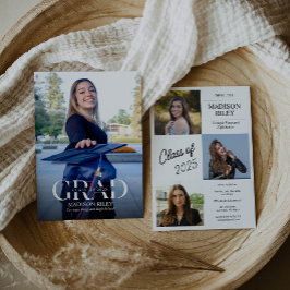 Anúncio de convite para Festa de formatura de foto