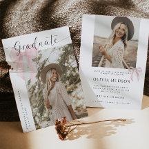 Anúncio de convite para Festa de formatura de foto