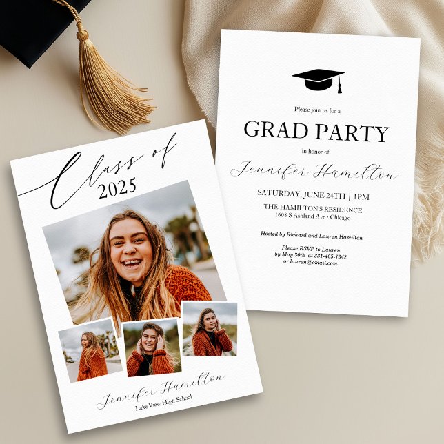 Anúncio de Convite para Festa de Formatura em Foto (Criador carregado)