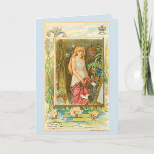 Anúncio de corset vitoriano