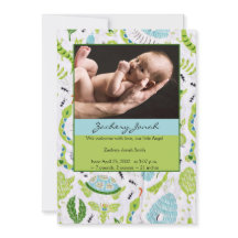 Anúncio de Criança de Foto de Animais Verdes e Azu