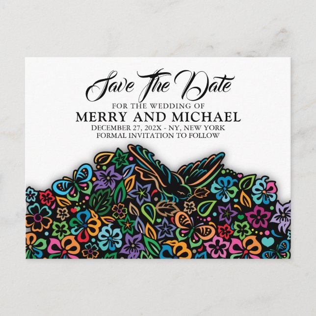 Anúncio de Design Elegante Cor da Vida (Frente)