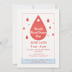 Anúncio de doação de sangue