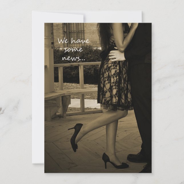 Anúncio de Elegância de Casal Elegante (Frente)