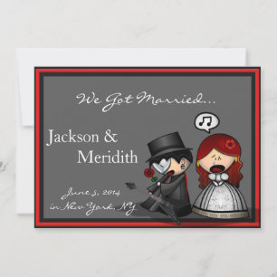 Anúncio de Elopemento de Palco Dramático