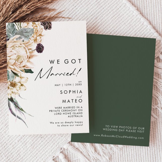 Anúncio de Elopemento Floral Branco (Criador carregado)