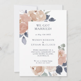 Anúncio de Elopemento Floral Rústico Simples