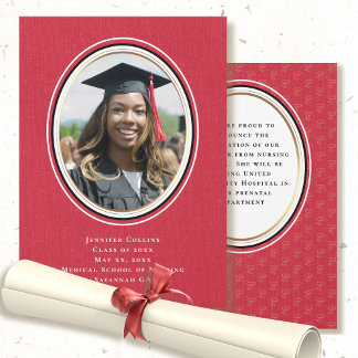 Anúncio de Enfermeiro Graduação Dourada Mínima Ver