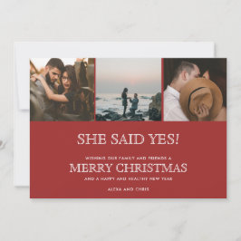 Anúncio de Envio de Três Fotos de Natal