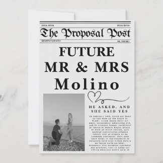 Anúncio de Envolvimento de Jornal Modelo de Convit