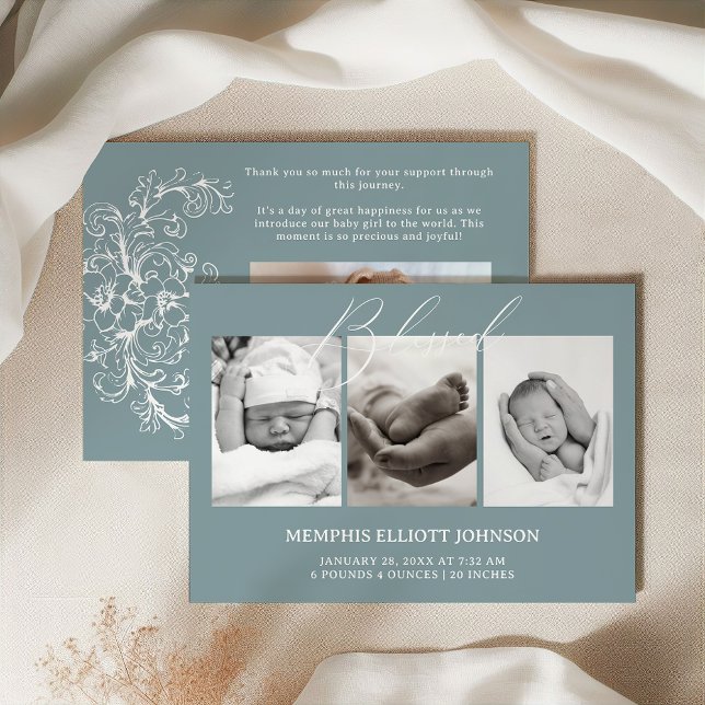 Anúncio de Eterno Floral Azul Floral Blue Baby (Criador carregado)