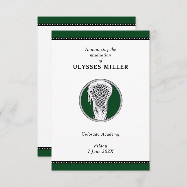 Anúncio de evento Lacrosse (Frente/Verso)