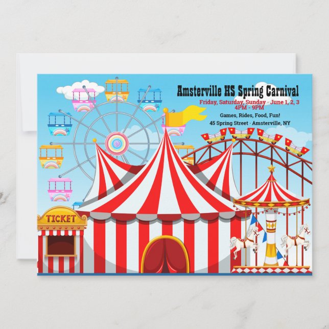 Anúncio de Fairreas de Carnaval (Frente)